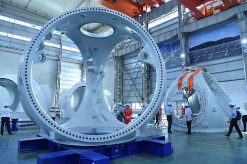 金風(fēng)科技陽江首臺風(fēng)電機(jī)組下線